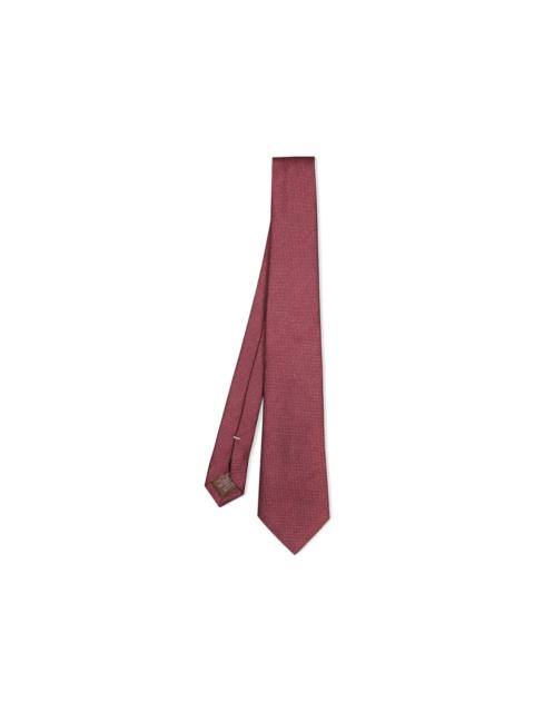 Canali micro-pattern silk tie