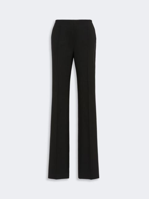 Max Mara ORATA Slim-fit wool cloth trousers - BLACK