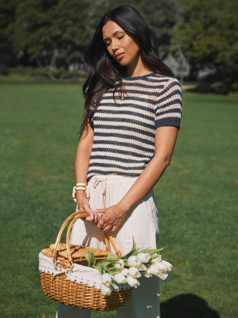 Splendid Yasmine Short Sleeve Sweater