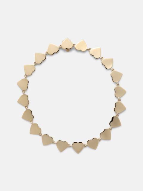 SYDNEY EVAN Pure Heart Eternity 14kt gold bracelet
