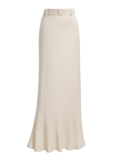 BERNADETTE Chuck Satin Maxi Skirt