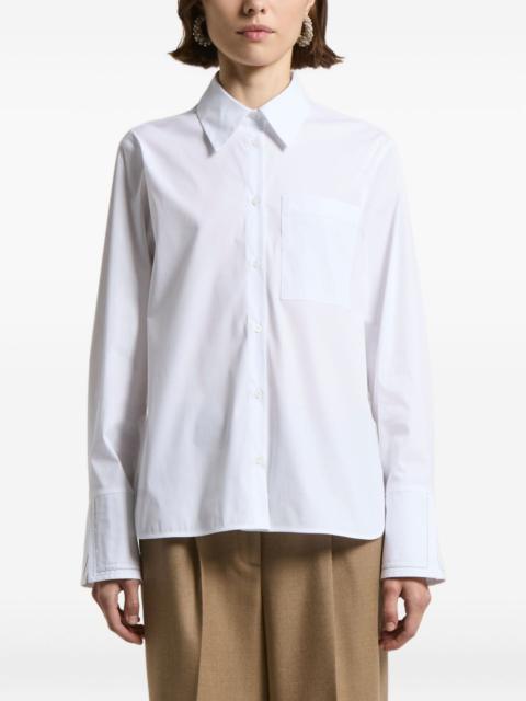 PESERICO pocket-cuff cotton-blend shirt