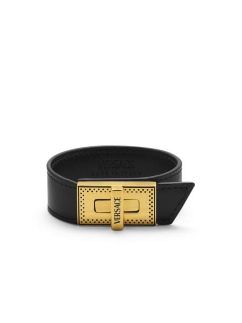 VERSACE logo-buckle bracelet