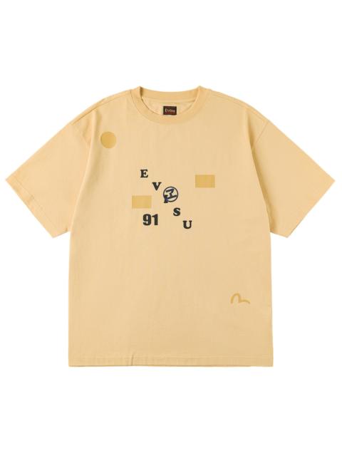 EVISU Decentralized Logo and Embossed Seagull T-shirt