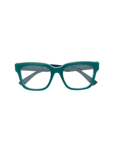 GUCCI square frame optical glasses
