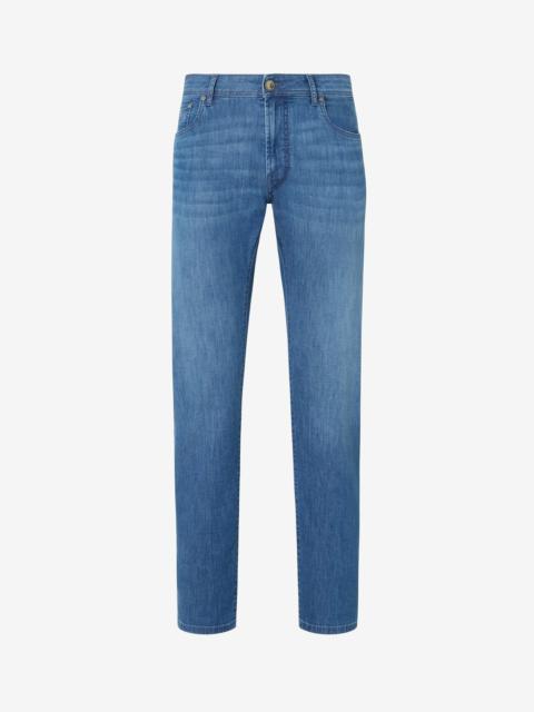 CORNELIANI Blue 7.2 o.z. stretch denim jeans