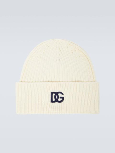 Dolce & Gabbana Logo cotton beanie