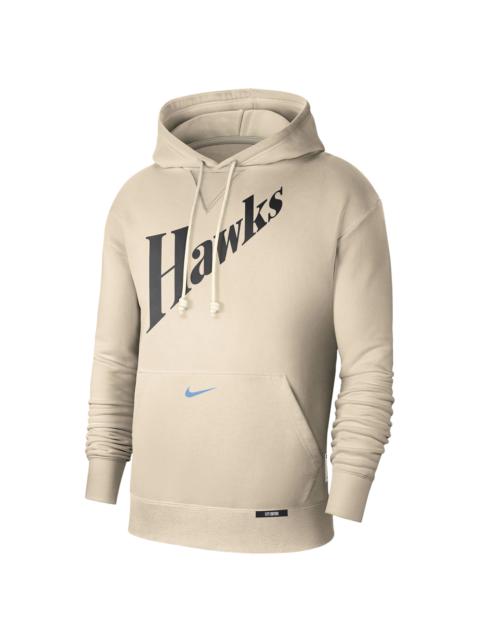 Nike NBA Hawks Dri-Fit Standard Issue City Edition Hoodie "Khaki" FZ0474 140