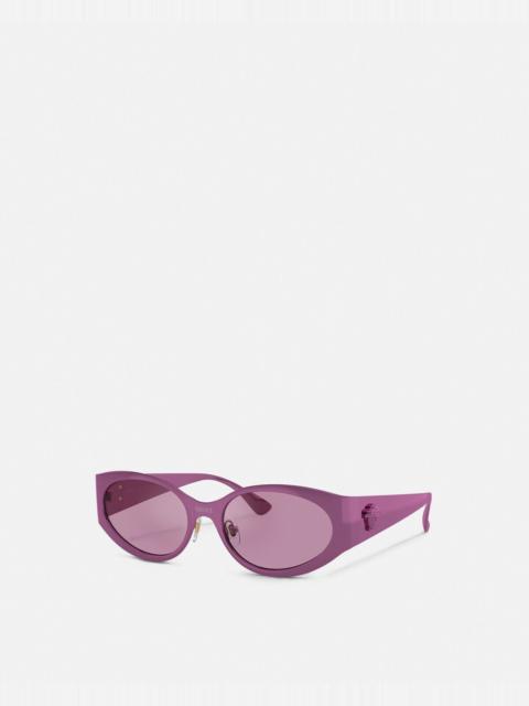 VERSACE La Medusa Oval Sunglasses
