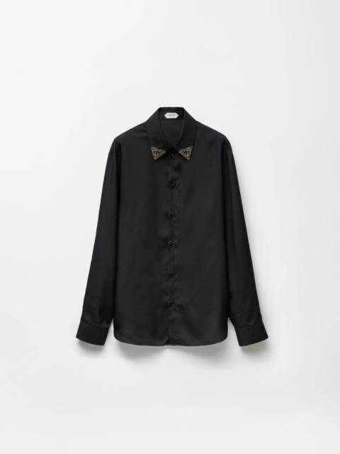 VERSACE Silk-Poplin Regular Shirt