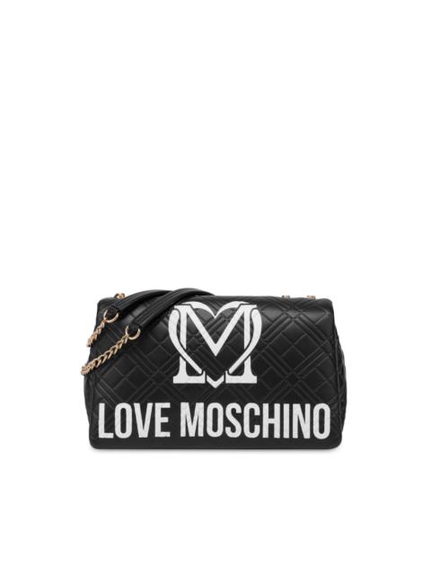 logo-print shoulder bag