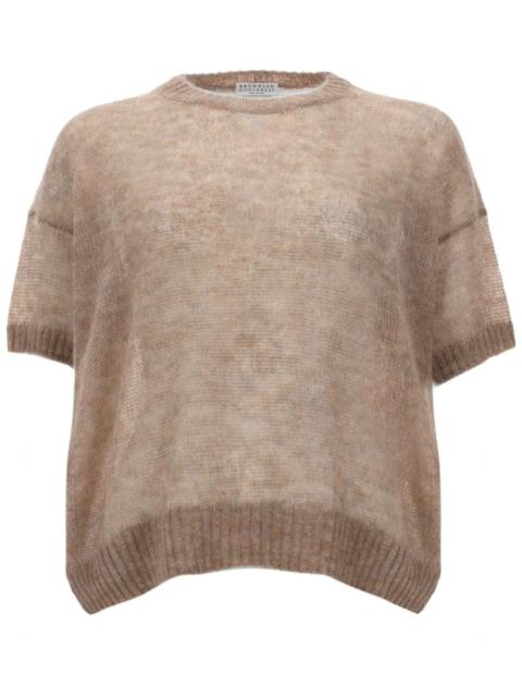 Brunello Cucinelli short-sleeve sweater