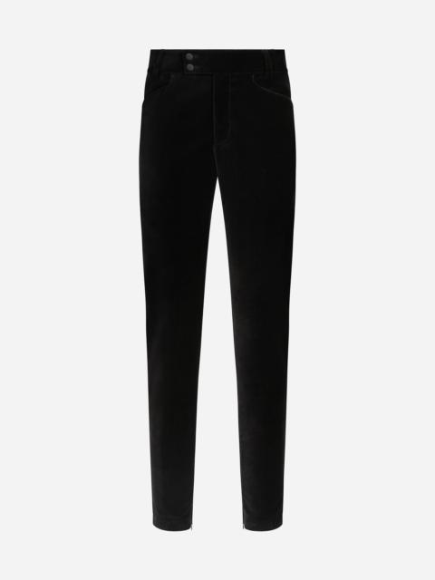 Dolce & Gabbana Classic velvet pants