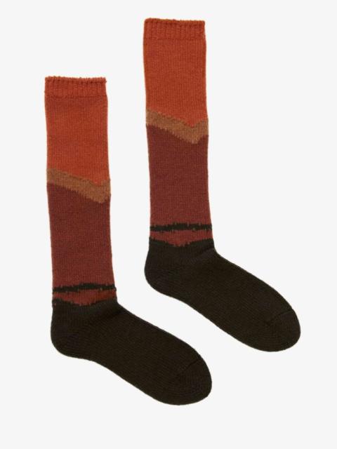 JW Anderson LANDSCAPE ANKLE SOCKS