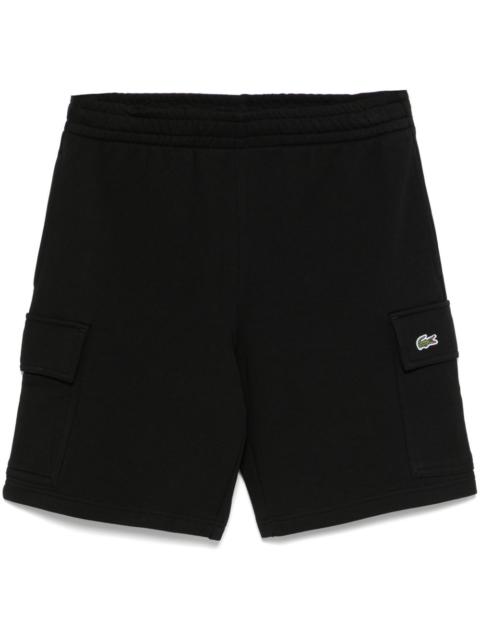LACOSTE cotton cargo shorts