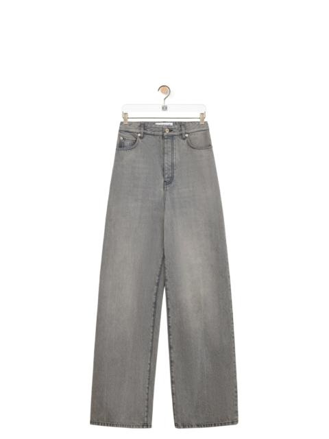 Loewe High waisted jeans in cotton