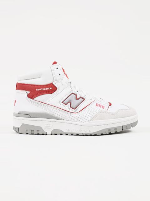 New Balance 650R - WHITE/RED