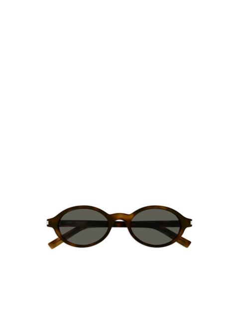 SAINT LAURENT Jeanne oval sunglasses