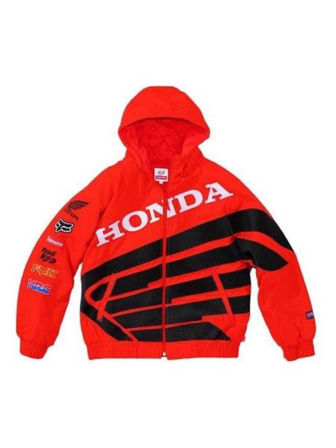 Supreme Supreme x Honda Fox Racing Puffy Zip Up Jacket 'Red' SUP-FW19-596