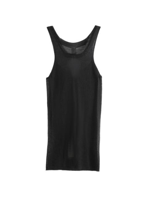 Rick Owens ribbed-knit tank top