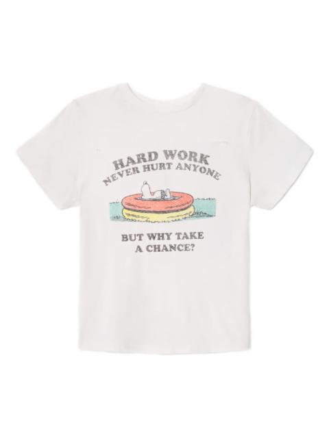 RE/DONE snoopy graphic tee