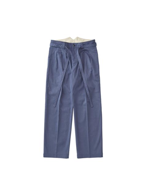 visvim HAKAMA CHINO PANTS W NAVY