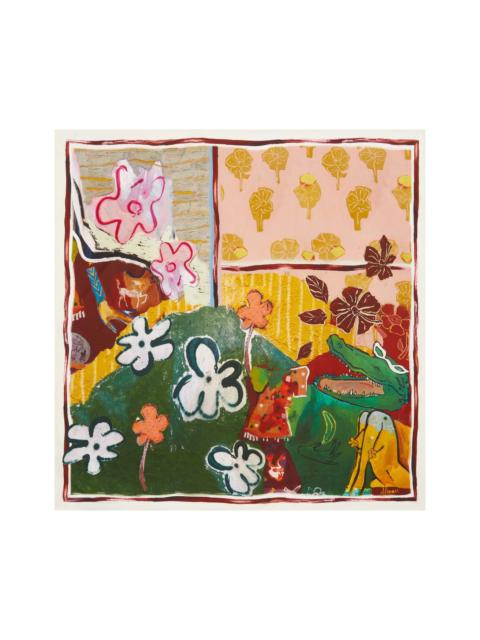 ALÉMAIS Mlak Silk Scarf