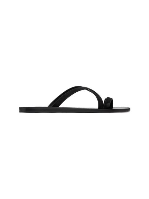 TOM FORD Black Suede Alfred Gladiator Sandals