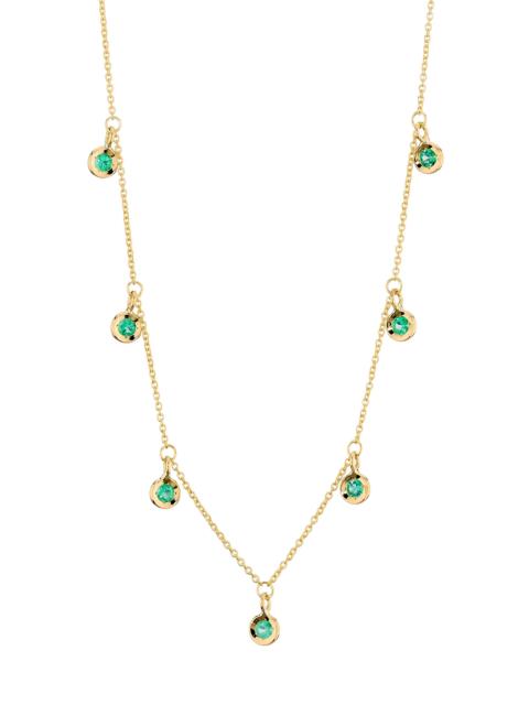 ROBERTO COIN Women's 18K Yellow Gold & Emerald Station Necklace - Emerald