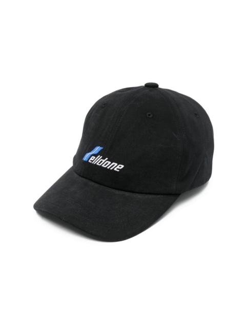 embroidered-logo baseball cap