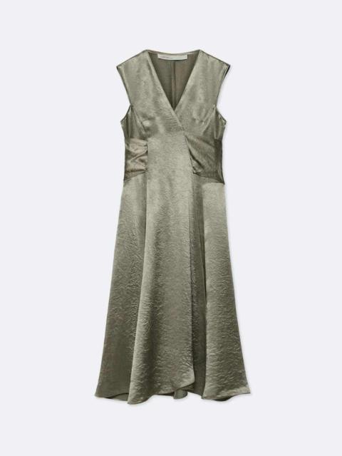 ALLSAINTS JEANNE WRAP MIDI DRESS