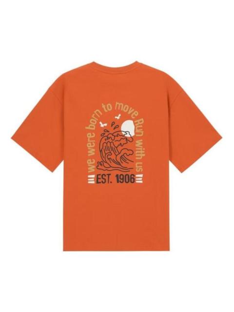 New Balance New Balance Cartoon Logo T-shirt 'Orange' AMT32363-SPO