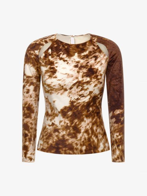 Roberto Cavalli Appaloosa Print Top