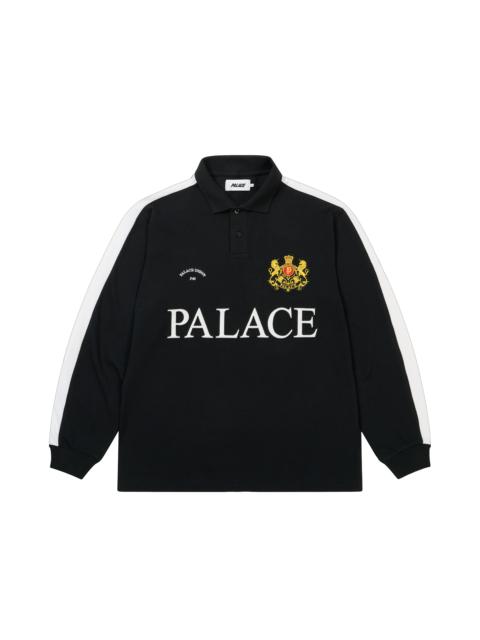 PALACE ESTABLISHED LONGSLEEVE POLO BLACK