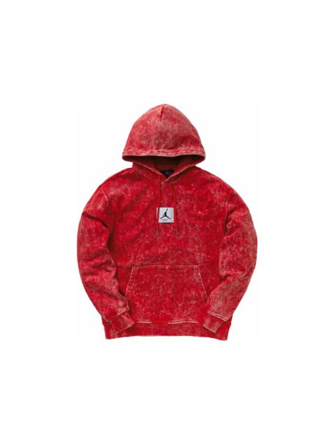 Jordan Jordan Essential Washed Fleece Hoodie Red