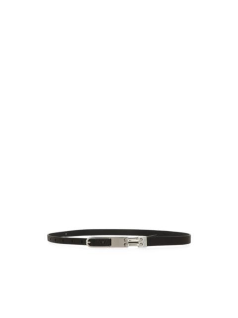 Rick Owens leather buckle-fastening belt