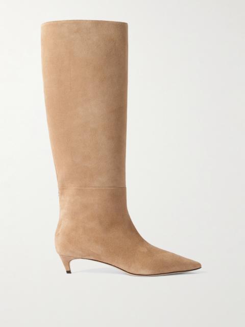 JIMMY CHOO Maxima 35 Suede Knee Boots