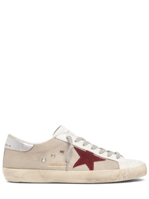Super-star leather & tech sneakers