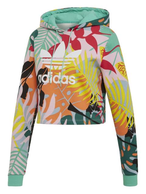adidas cropped tropicalage sweatshirt