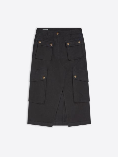 Dries Van Noten OVERDYED CARGO SKIRT