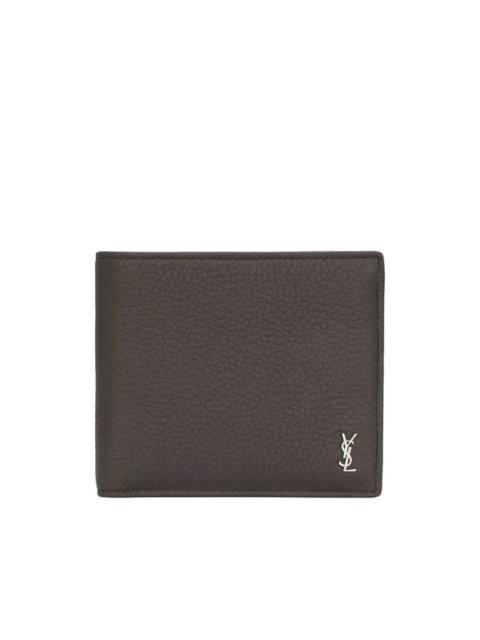 SAINT LAURENT Cassandre leather wallet