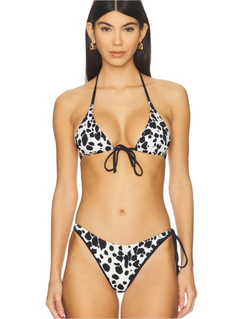 Frankies Bikinis Paradise Triangle Bikini Top