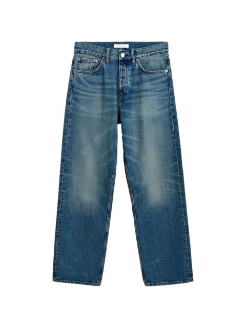 SUNFLOWER washed´-effect straight-leg jeans