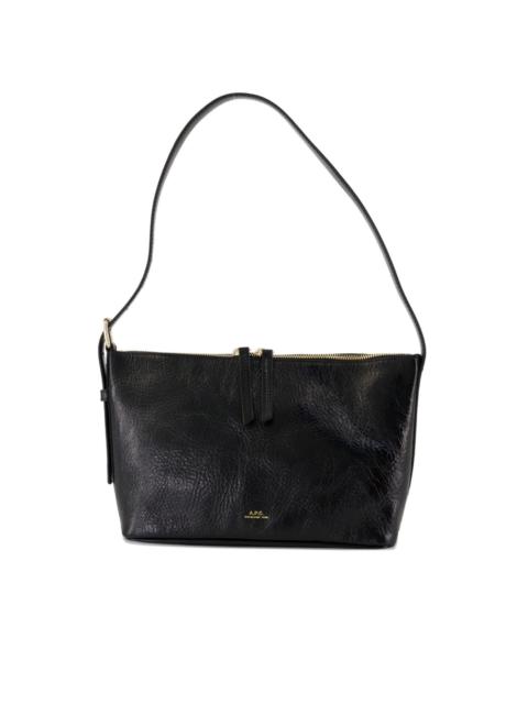 A.P.C. top-handle calfskin shoulder bag