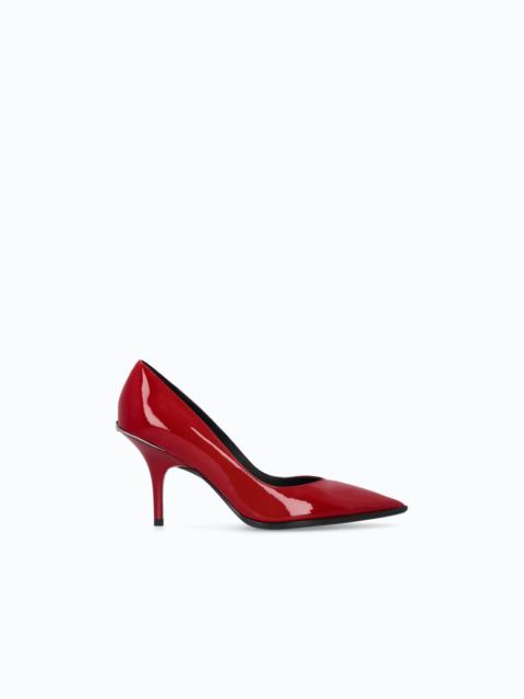 PINKO PATENT LEATHER-EFFECT PUMPS