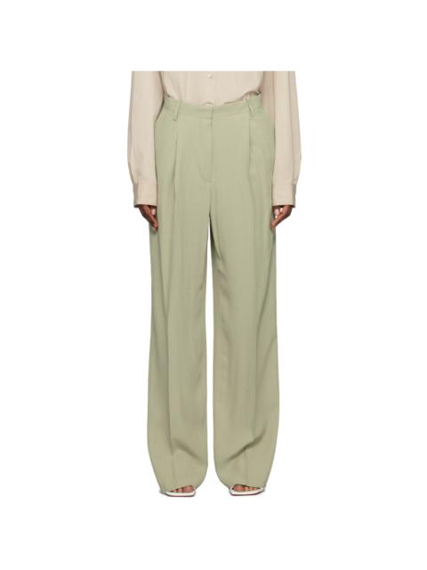 Green Loose Fit Trousers