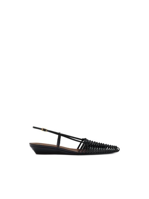 Giuseppe Zanotti braided leather jane ballerina