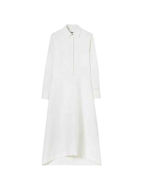 Jil Sander long-sleeve cotton long dress