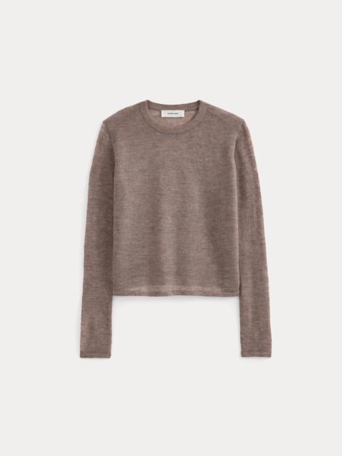 EVERLANE AIR ALPACA LONG-SLEEVE SLIM CREW