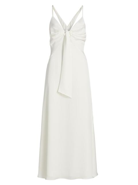RAMY BROOK Women's Mckenzie Plunging V-Neck A-Line Midi-Dress - Ivory